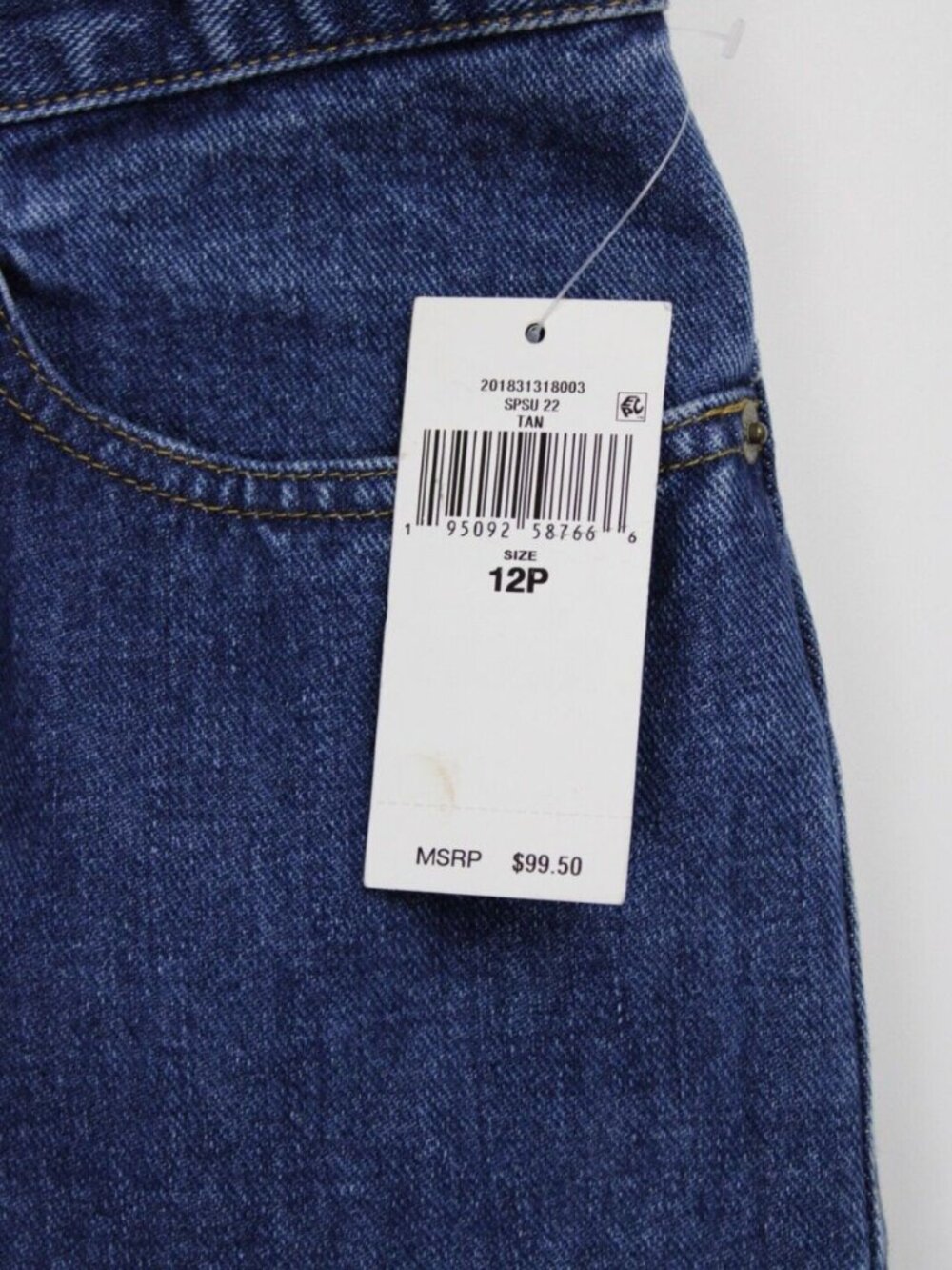 NEW Lauren Ralph Lauren Women's 12P Mid-Rise Straight Jean NWT $99.50 - Picture 4 of 4